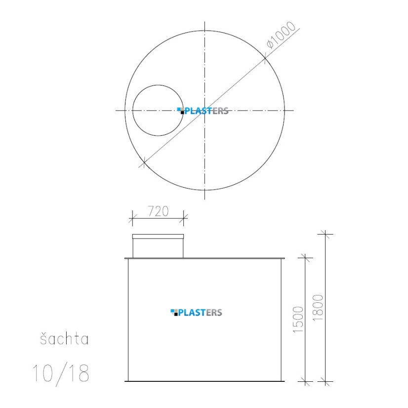 Studňová šachta 10/18